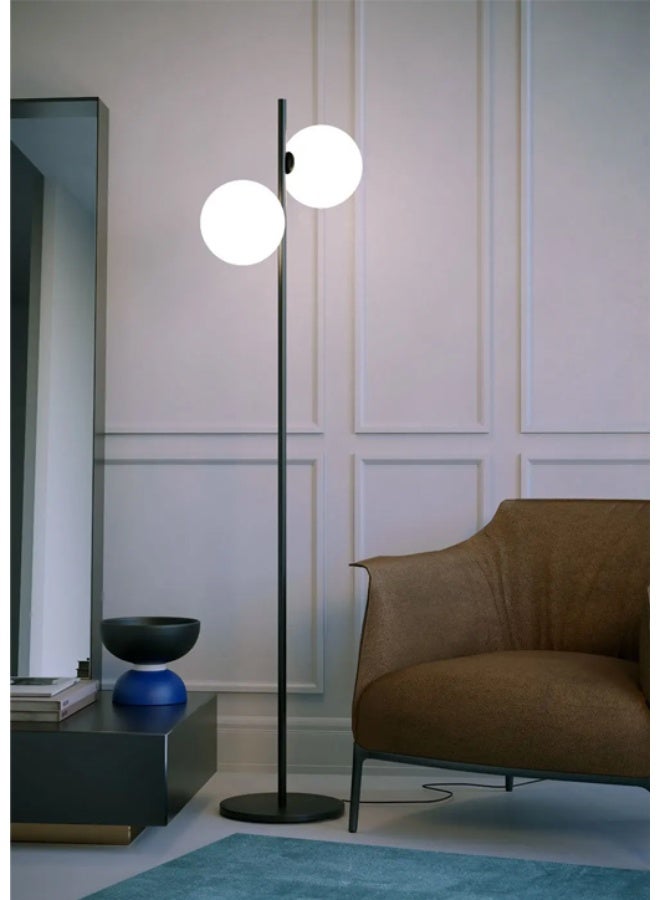 Cluc Black Globo di vetro floor lamp  - 2 globes - Image 2