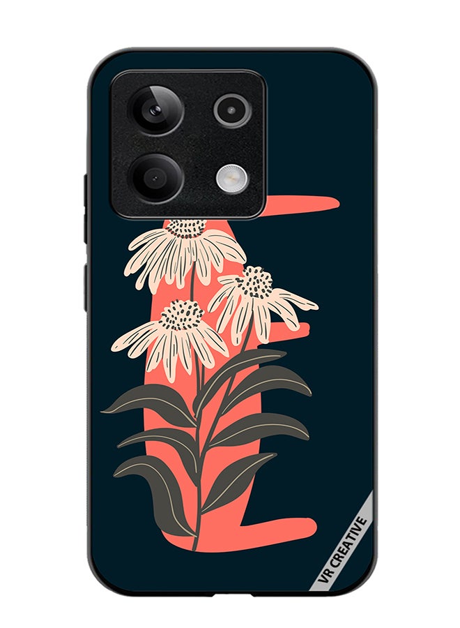 VR CREATIVE Protective Case Cover For Xiaomi Poco X6 Alphabet E Design Multicolour - Image 1