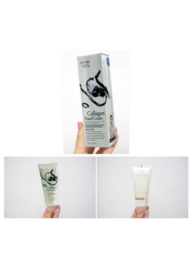 3W CLINIC Hand Cream, Collagen, 3.38 Ounce  - Image 3