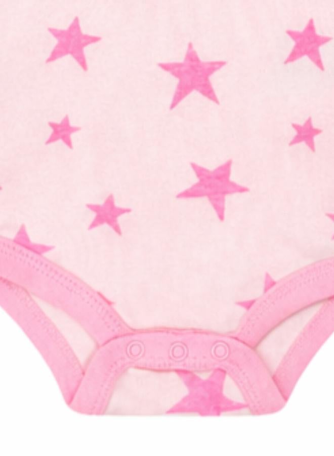 Luna & Lily Pack of 3 -Starburst Frill Sleeve Bodysuit - Image 5