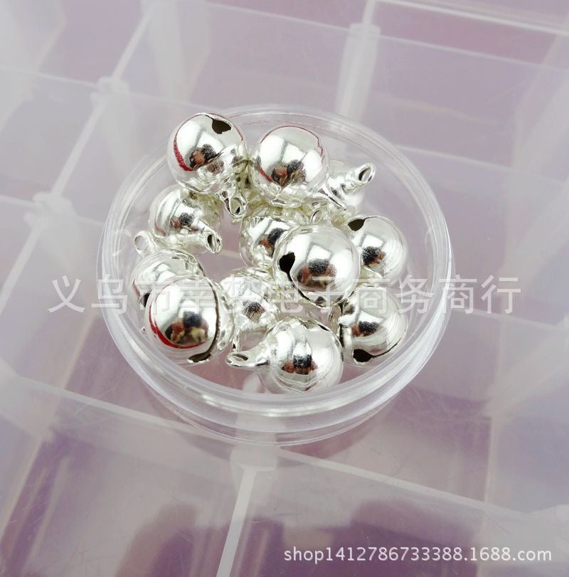 Supply 6-25Mm Copper Bell Student Small Bell Decoration Silver Pendant Pendant Handmade Diy Accessories Material - Image 1