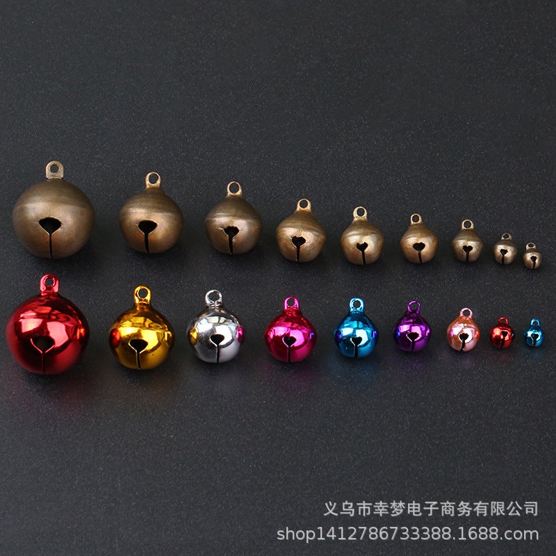 Supply 6-25Mm Copper Bell Student Small Bell Decoration Silver Pendant Pendant Handmade Diy Accessories Material - Image 4