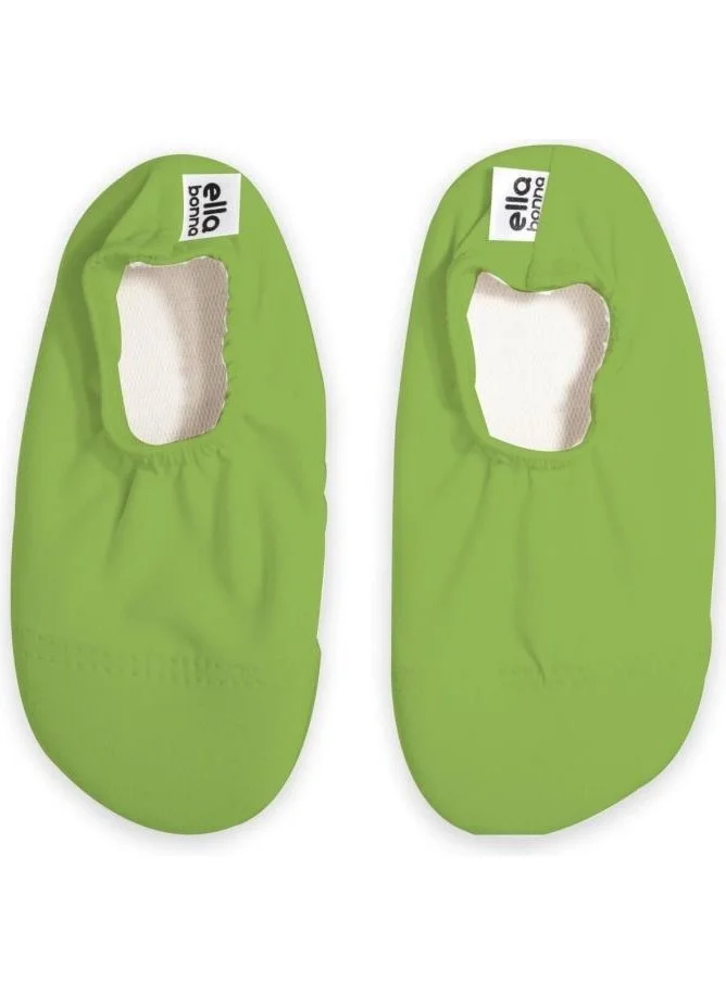Ella Bonna Non-Slip Sole, Baby Child Sea Shoes, Pool Slippers, Dark Green