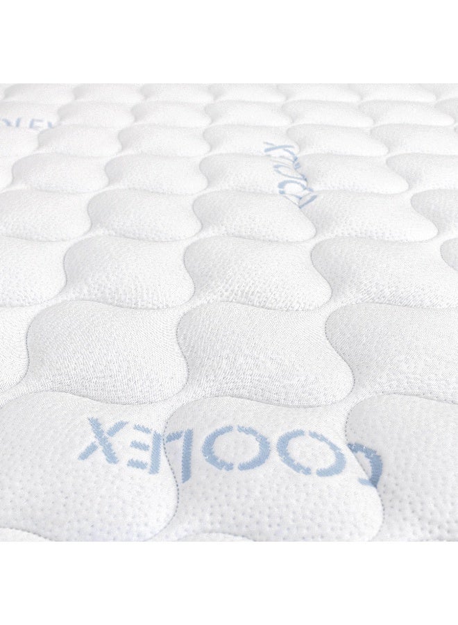 Silentnight Geltex Pillow Top Mattress | Medium-Firm Comfort | Pocket Spring Mattress | One Sided Mattress | Gel Infused Foam Mattress | Cooling Effect  | Pillow Top Mattress | Queen Size (150x200x30cm) | 30 Nights Trial | 5 Years Guarantee - Image 4