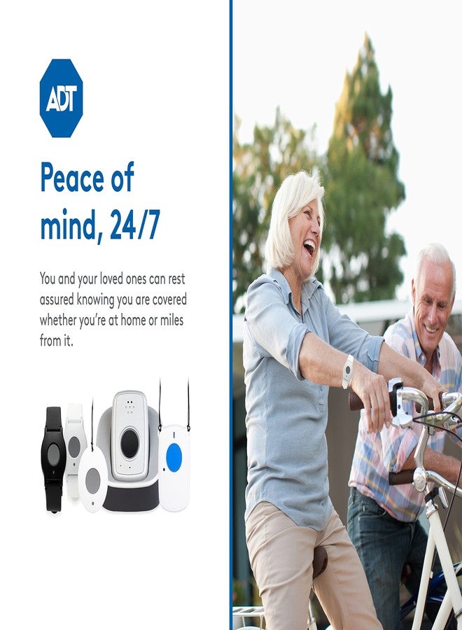 ADT - On-The-Go Mobile Medical Alert System for Seniors - GPS Capabilities, Included Waterproof Wearable Panic Button, 24/7 U.S. Based Monitoring (Fall Detection Pendant) - Image 4