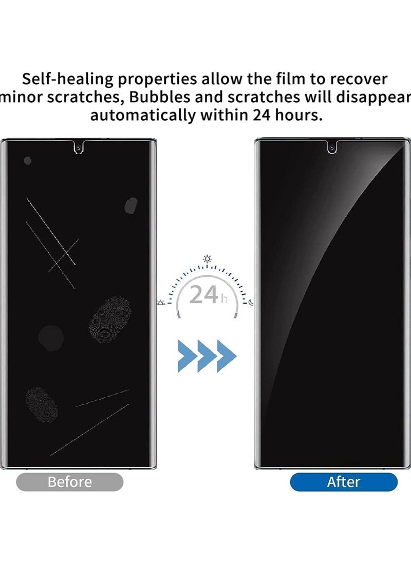 SNW - Privacy Screen Protector for Xiaomi Mi 11 Pro 5G [2 Pack], Anti Spy Screen Protector, Support Fingerprint Unlock, Anti Scratch, Full Coverage, Anti-Peeping TPU Soft Film for Xiaomi Mi 11 Pro - Image 1