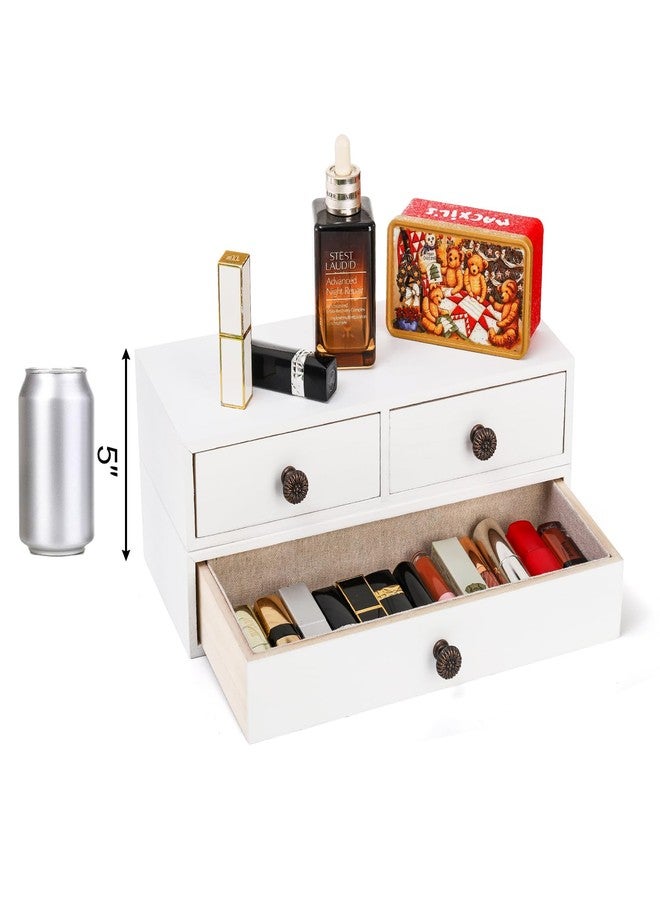 Yesland 2 Packs Floating Nightstand with Drawer - Rustic Wood Floating Wall Mounted Drawers Floating Shelf with Drawer for Living Room, Bedroom, Kitchen, Wall Decor, Storage, Display - White - Image 3