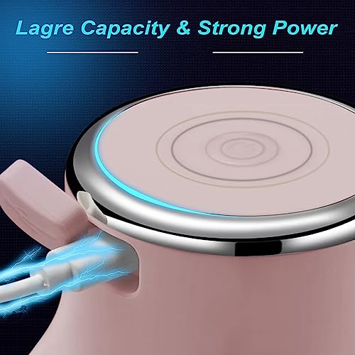 ECLENYES Vegetable Chopper, Electric Garlic Chopper, 250ML USB Rechargeable Mini Blender, Powerful Small Food Processor, Blender to Vegetable, Wireless Food Cutter for Ginger, Chili, Fruit, Meat, etc（Pink） - Image 2