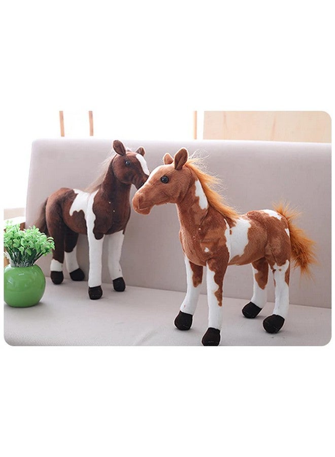 Tickles Standing Horse Soft Stuffed Plush Animal Toy for Kids Boys & Girls Birthday Gifts (Color: Brown & White Size: 55 cm) - Image 5