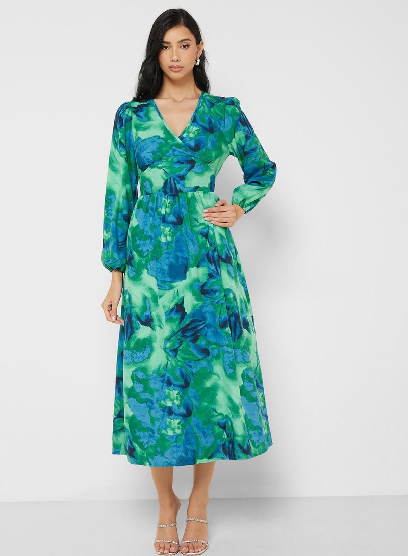 Ginger Floral Print Dress - Image 1