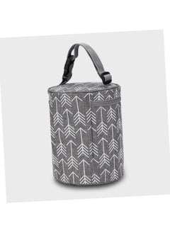 CMGTYYD Baby Bottle Bag, Baby Bottle Outdoor Protection Insulation Bag, Waterproof Reusable Bottle Storage Bag, Travel Portable Insulated Tote Bag Leakproof Bottle Cooler Bag (Grey)  - Image 5