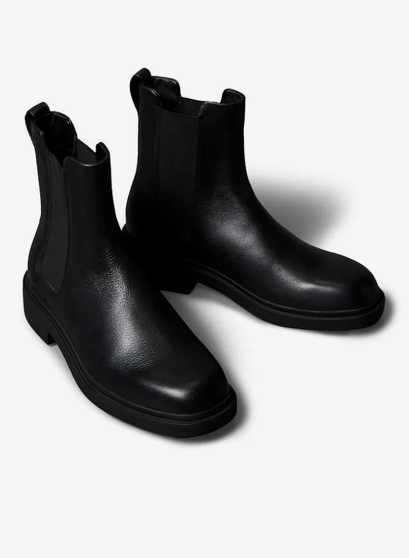 Calvin Klein Jeans Wide Toe Ankle Boots