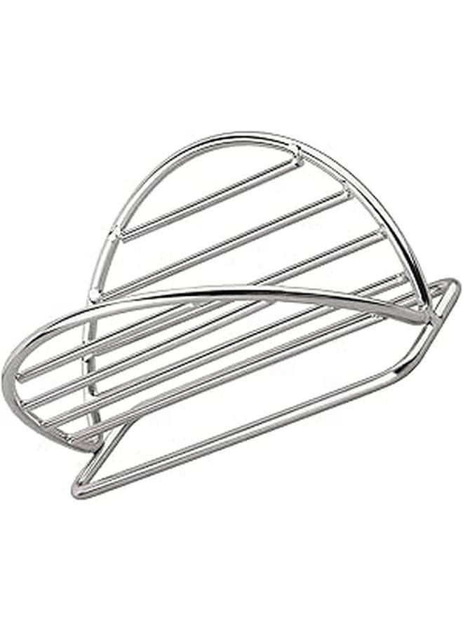 Stainless Steel Taco Rack With Protective Covers For Plates Tables Kitchen Living Room Cafe - Image 1