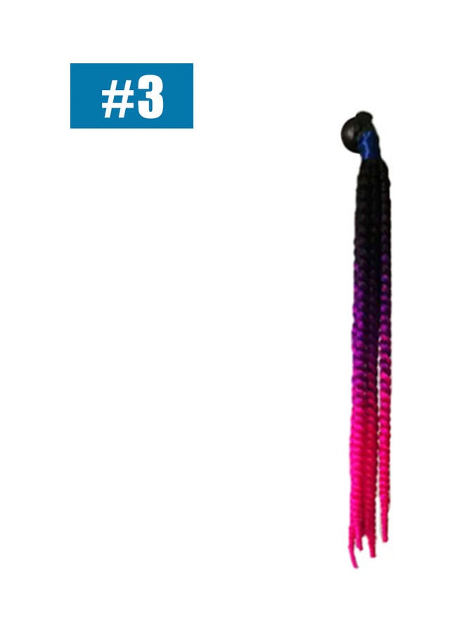 NIBEMINENT Gradient Decoration Retro Braid For Motorbike Helmet