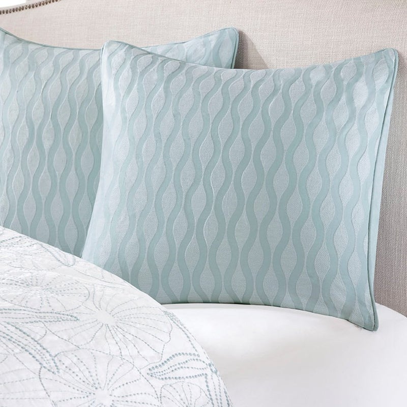 هاربور هاوس Harbour House Modern Modern Frasnable Euro Sham - Square Square Devinative Cover Cover Cover Zipper Clover (Pillow Insert Not Compern - Image 2