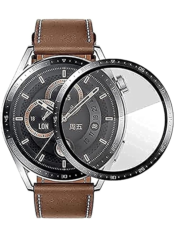 Dado Pmma 3D Screen Protector Compatible With Huawei Watch Gt3 46 Mm Anti Scratch Screen Protector 2 Pack - Image 1
