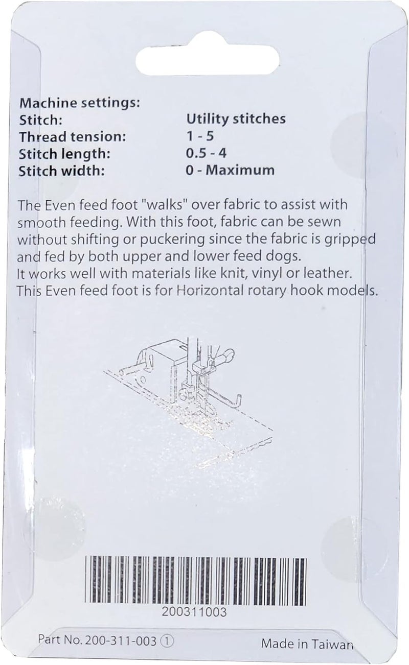 Janome Even Feed Quilting Guide Foot for Horizontal Rotary Hook Models - Image 3