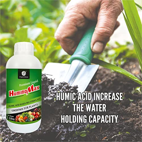 OrganicDews Humic Acid Fertilizer Based Bio Stimulant Concentrate for Plants 1 litre with Measuring Cup 25 ml - Plant Growth Enhancer, Soil Conditioner for Indoor and Outdoor Plants - Image 3