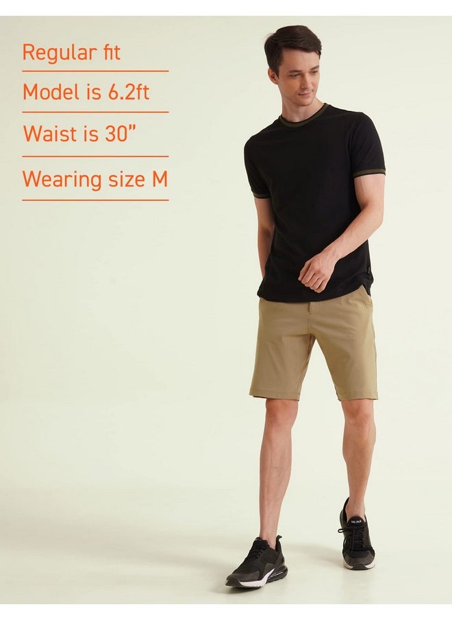 DaMENSCH - DAMENSCH Men's Chino Shorts (Dam-FSHT-LVB-XL_Beige_XL) - Image 1