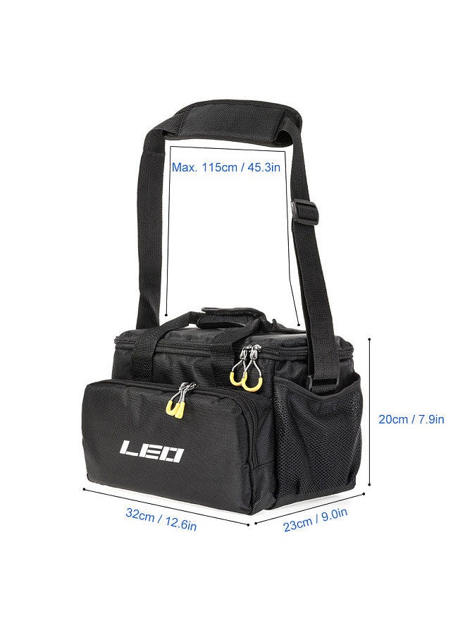 LEO Multifunctional Padded Fishing Tackle Bag Fishing Accessories Storage Bag Case Carp Fishing Shoulder Bag Hand Bag  - Image 5