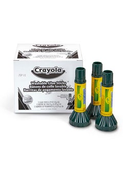 Crayola Washable Glue Sticks; Art Tools; 12 Count.; Great For Classroom  - Image 1