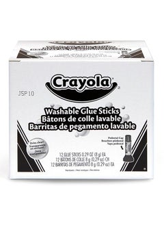 Crayola Washable Glue Sticks; Art Tools; 12 Count.; Great For Classroom  - Image 2