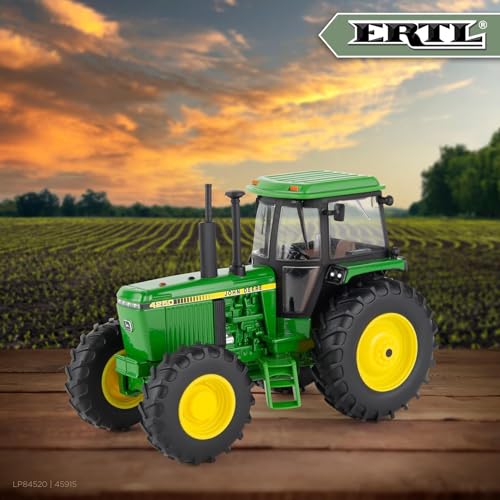 John Deere 132 Scale 4250 Tractor Prestige Collection Diecast Metal Replica Body with FWA Front Axle and Single Rear Wheels Adult Collectible Ages 14 Years - Image 5