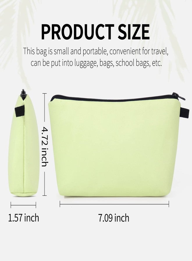 MAGEFY 5 PCS Makeup Bag Large Makeup Pouch Small Makeup Bags for Purse Travel Cosmetic bag for Women Solid Color - Image 2