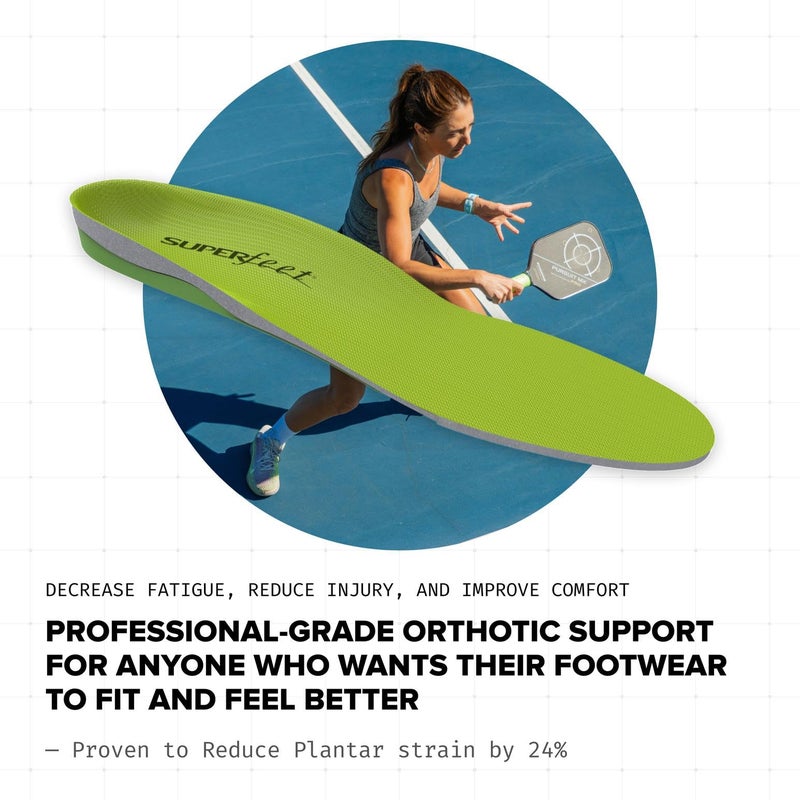 Superfeet All-Purpose Support High Arch Insoles (Green) - Trim-To-Fit Orthotic Shoe Inserts - Professional Grade - Men 11.5-13 / Women 12.5-14 - Image 5