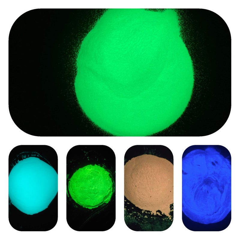 JASH Glow Paint Powders multicolours(Orange,Green,Blue,Voilet,Yellow) Each 10gm(Total 50gm) - Image 3