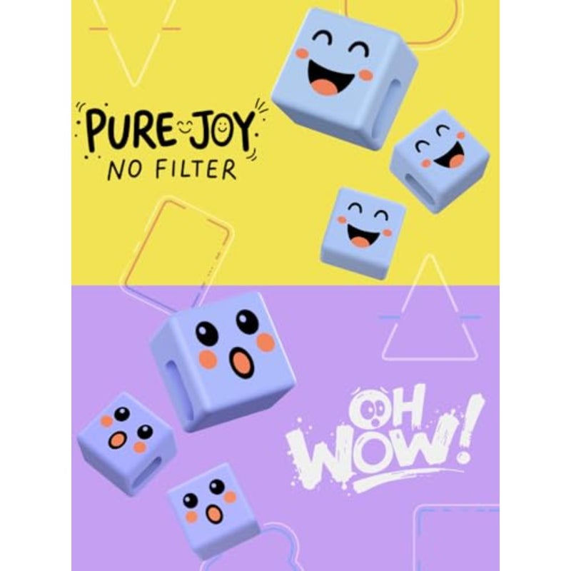 4 Pack Thumbs Lazy Cell Phone Stand and 4 Pack Mood Moves Cubes Stocking Stuffers for Teens Girls Boys Gifts Phone Holder for Desk Cool Gadgets Birthday Gifts for Women Men Teenage Adults Wife - Image 5