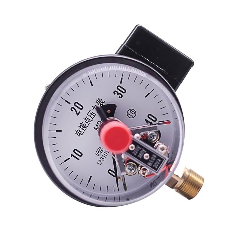 Yxc 100 Magnetic Assistant Electric Contact Pressure Gauge 0 40 1 6Mpa 220V 380V Size 0 1 6 MPA - Image 1