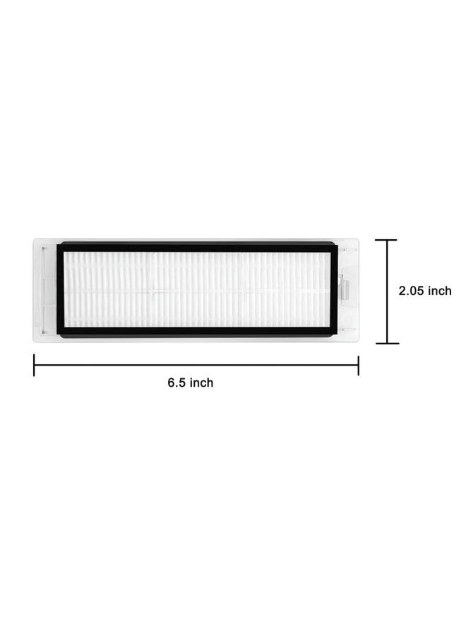 Rjnlsc 8 Packs S6 Pure Filters Compatible With Roborock S6 Pure S6 E4 S4 Max S6 Maxv S5 S5 Max S4 E2 E3 E5 E20 E25 E35 S50 S65 Xiaomi Mijia 8 Filters 1 Cleaning Tools