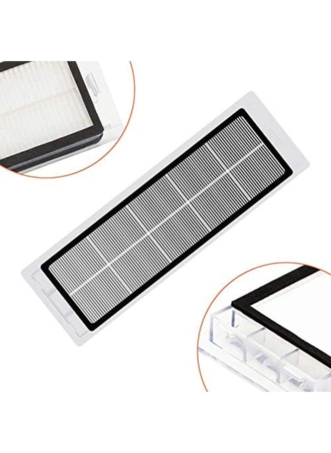 Rjnlsc 8 Packs S6 Pure Filters Compatible With Roborock S6 Pure S6 E4 S4 Max S6 Maxv S5 S5 Max S4 E2 E3 E5 E20 E25 E35 S50 S65 Xiaomi Mijia 8 Filters 1 Cleaning Tools