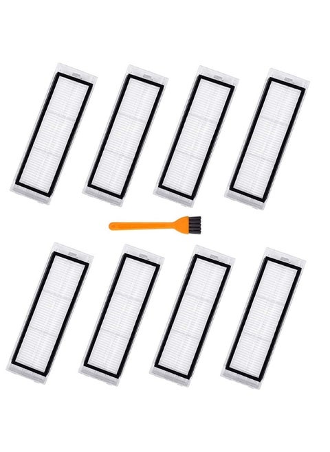 Rjnlsc 8 Packs S6 Pure Filters Compatible With Roborock S6 Pure S6 E4 S4 Max S6 Maxv S5 S5 Max S4 E2 E3 E5 E20 E25 E35 S50 S65 Xiaomi Mijia 8 Filters 1 Cleaning Tools