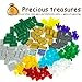 Pamvava Money Treasure Chest Bank Pirate Ships Friends City Accessories Building Block Maps Dollar Jewel Gems Diamonds Gold Bar Coins Bricks Pieces Crystals Bill Cash Parts Sets - Image 4