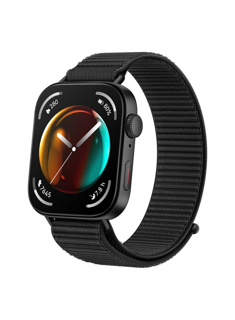 يوك 3 قطع من أحزمة ساعات النايلون متوافقة مع ساعة هواوي فيت 3/فيت 4/فيت 4 برو، أحزمة بديلة قابلة للتعديل وقابلة للتهوية لساعات رياضية - Image 2