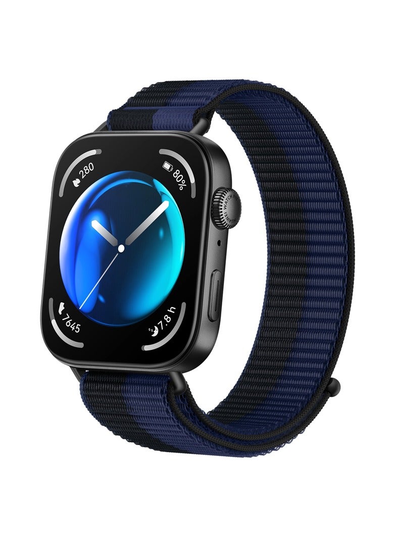 يوك 3 قطع من أحزمة ساعات النايلون متوافقة مع ساعة هواوي فيت 3/فيت 4/فيت 4 برو، أحزمة بديلة قابلة للتعديل وقابلة للتهوية لساعات رياضية - Image 4