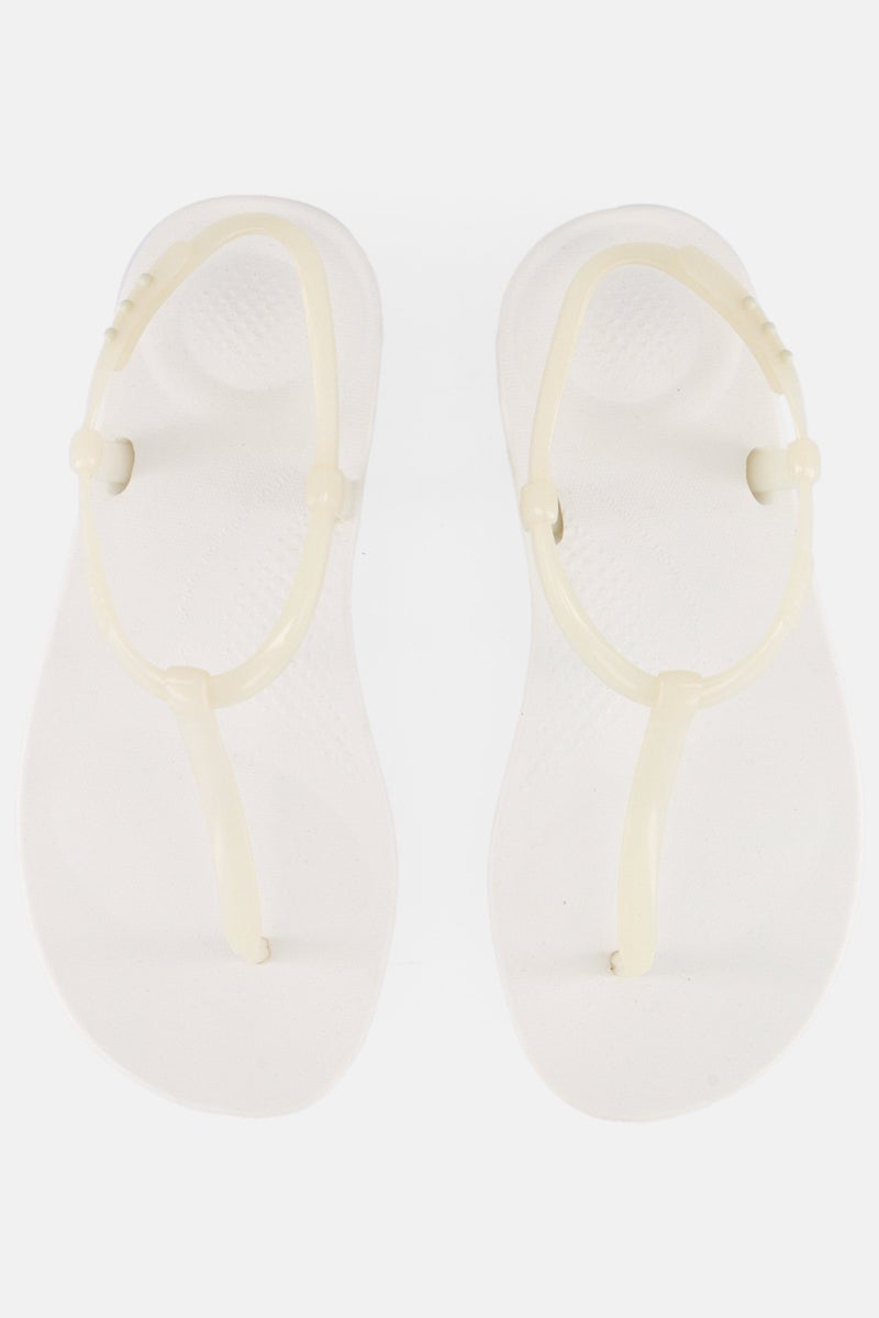 FitFlop Women Iqushion Splash Adjustable Sandals, White - Image 2