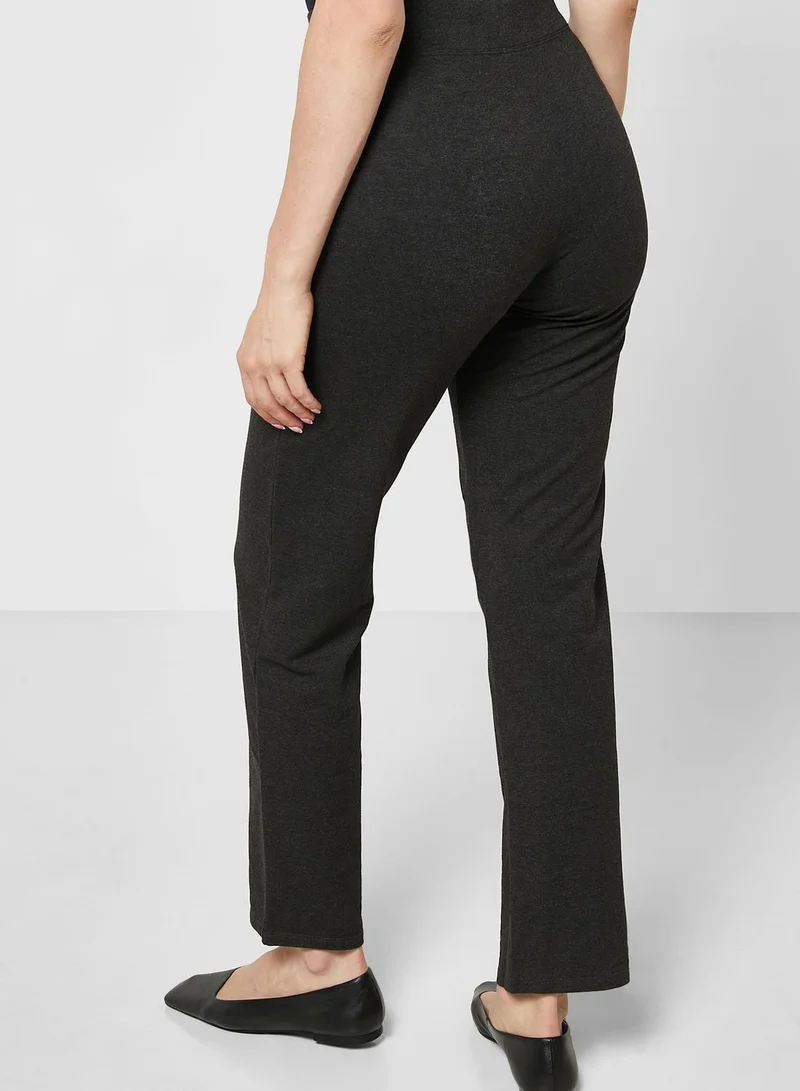 Marks & Spencer Cotton Rich Straight Leg Joggers