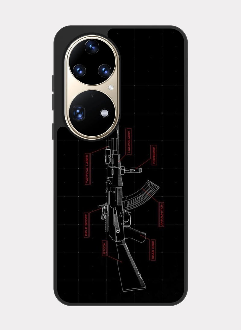 PXLAAT Huawei P50 Pro case cover Ak-47 Kalashnikov - Image 1