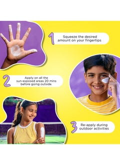 SunScoop kids 100 percent mineral sunscreen lotion spf 30 plus pa plus plus plus plus paediatrician recommended prevents tanning and sunburn sweat and water resistant safe for sensitive skin for 1 plus years 75gm  - Image 5