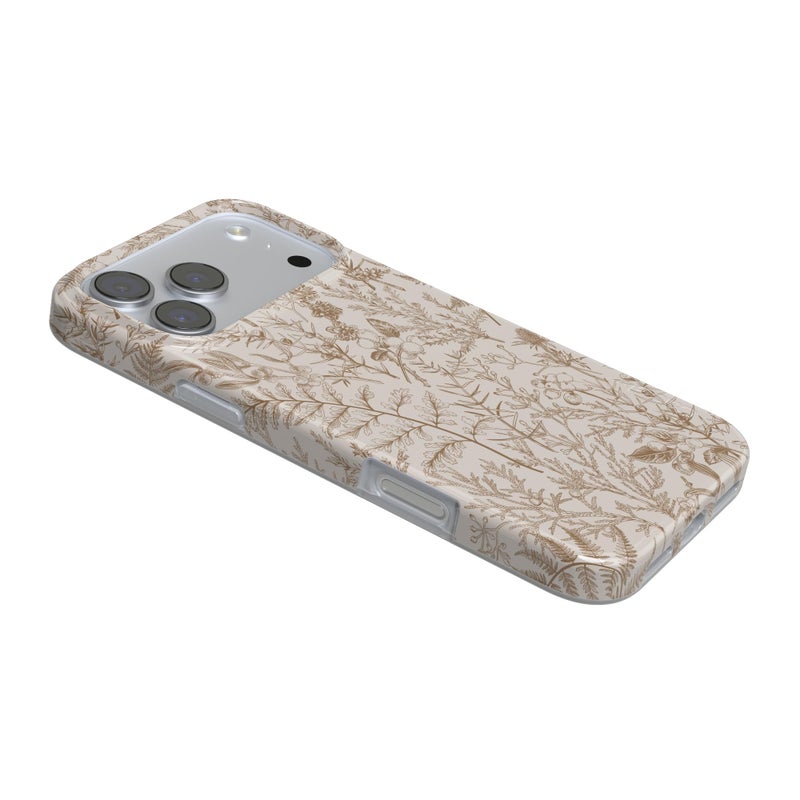 Casely iPhone 17 Pro Max Case | Beige Garden | Neutral Floral | Compatible with MagSafe | Classic Ultra Slim Design - Image 3