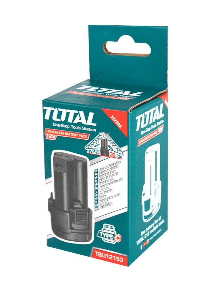توتال TOTAL بطارية 12 فولت TBLI12153  - Image 1
