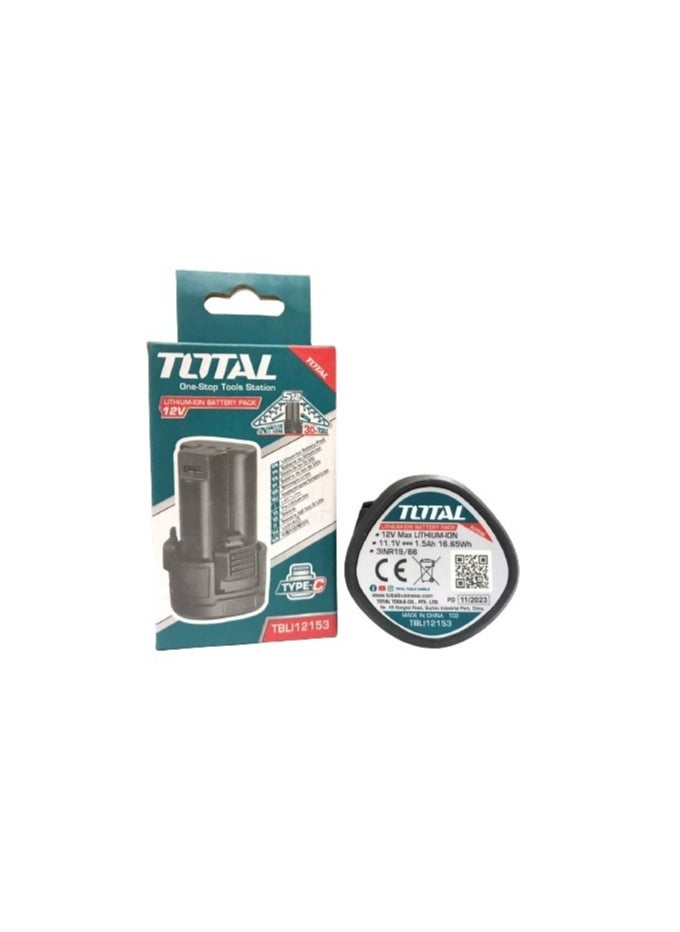 توتال TOTAL بطارية 12 فولت TBLI12153  - Image 4