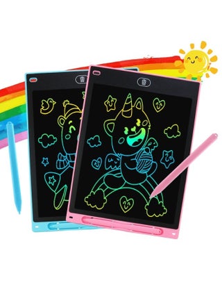 8.5-inch LCD writing tablet with a colorful erasable screen—perfect for drawing, doodling, writing, and learning. Lightweight, eco-friendly, and ideal for kids and adults.Black - view 5