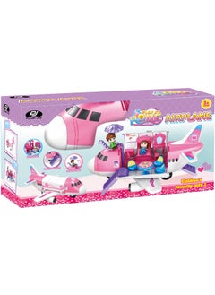 Power Joy Power Joy Playhome Airplane Playset With 2 Dolls | Toy Vehicle | Gift for Kids  - Image 2