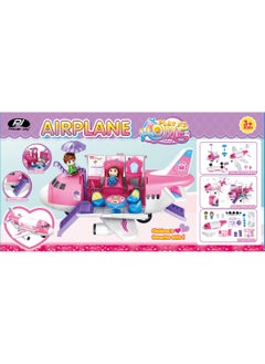 Power Joy Power Joy Playhome Airplane Playset With 2 Dolls | Toy Vehicle | Gift for Kids  - Image 3