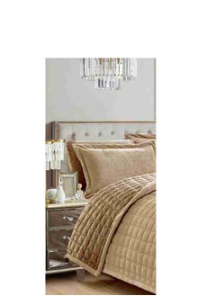 MARK 6 Pieces Soft Winter Plain Compressed Double Bed Sheet Quilt Size 240x220 cm  - Image 2