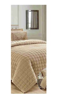 MARK 6 Pieces Soft Winter Plain Compressed Double Bed Sheet Quilt Size 240x220 cm  - Image 3